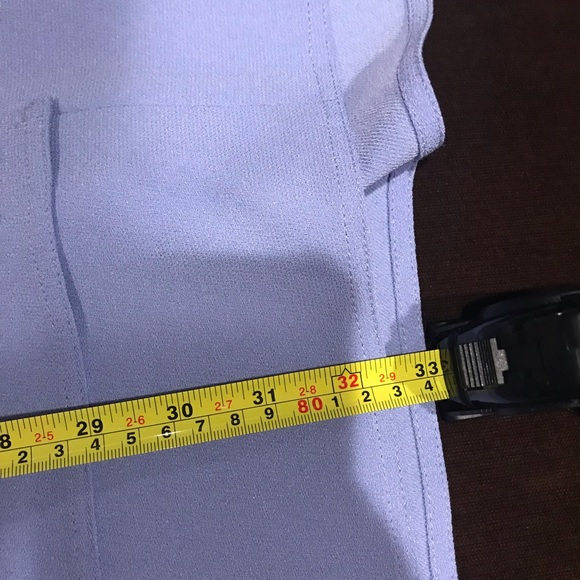 Ildi Marshall  2 Tier Small Square Neck  Skirt Set Periwinkle Blue, Sz. 12 - Picture 6 of 12